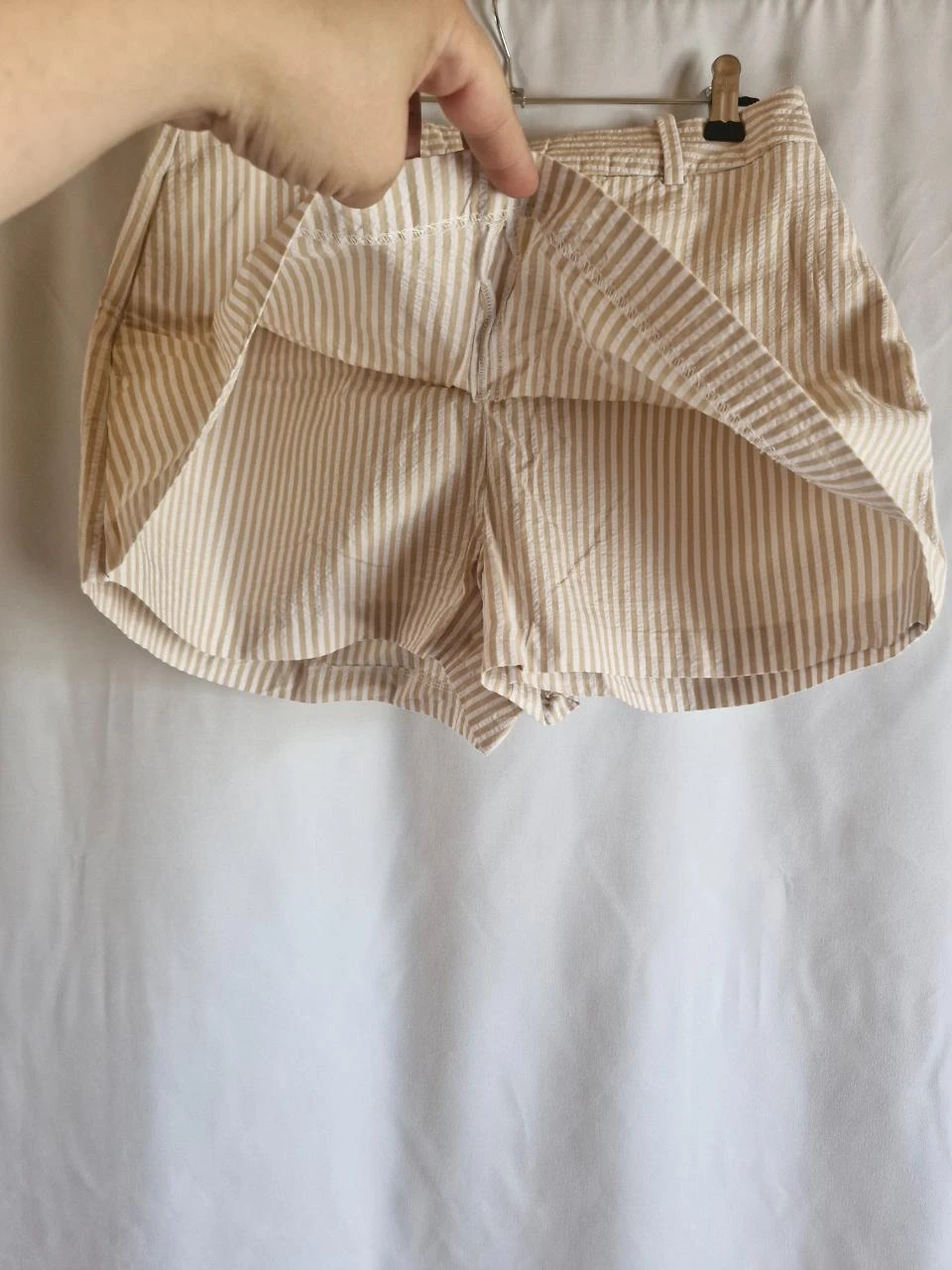 Women's short skirt - White & beige - Size S – photo 2